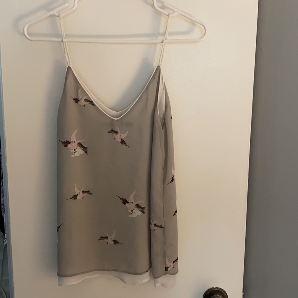 Zara Delicate Blouse. Size Small, Color Grey.